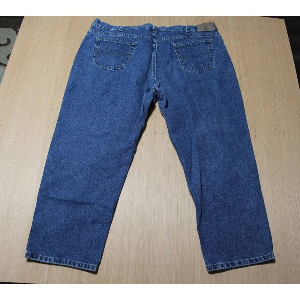Vintage Faded Glory Men's 48x30 Relaxed Fit Straight Leg Denim Jeans Y2K‎ Baggy
